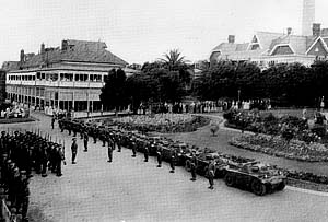 Changing of Guard at Austin Hospital - 1954