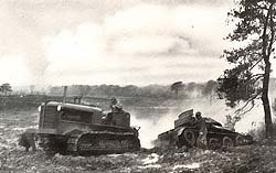 Using a D8 caterpillar