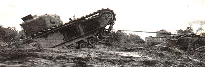Churchill during steep climb