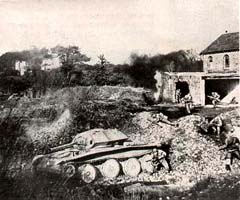 scout car burns out